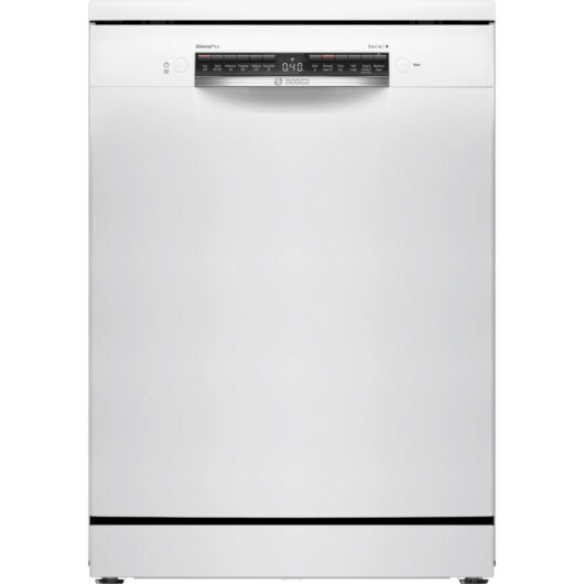 Bosch SMS4EMW06G Series 4 Freestanding 60cm Full Size Dishwasher with 14 Place Settings White