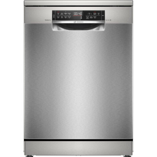 Bosch SMS6TCI02G Series 6 Freestanding Dishwasher Stainless Steel with 14 Place Settings