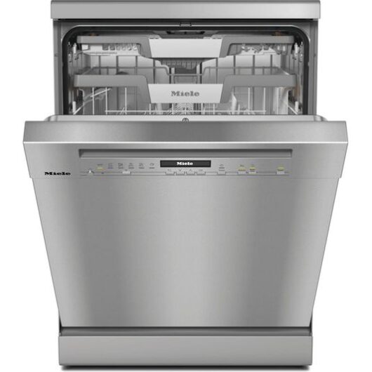 MIELE AutoDos G7040 SC Full-size WiFi-enabled Dishwasher - Clean Steel