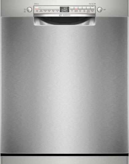 Bosch Series 2 SMS2HVI06G Freestanding Dishwasher 14 Place Settings Brushed steel