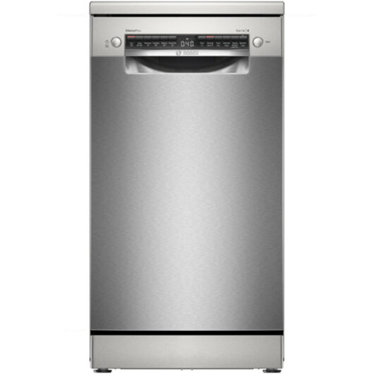 Bosch Series 4 SPS4HMI14G Freestanding 45 cm Slimline Dishwasher 10 Place Settings Brushed Steel