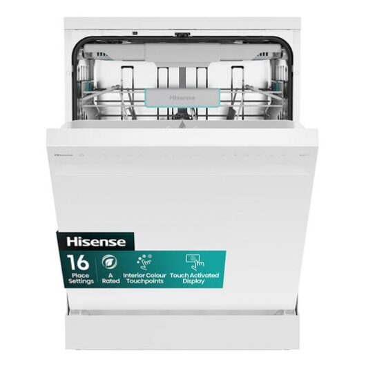 HISENSE HS663A90WUK Full-size Dishwasher - White