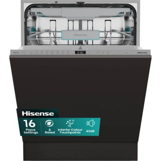 HISENSE HV16AUK Full-Size Fully Integrated Dishwasher